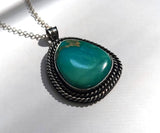 Turquoise Sterling Silver Pendant