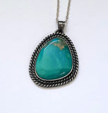 Turquoise Sterling Silver Pendant