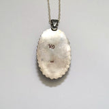 Sterling Silver Labradorite Large Pendant