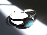 Labradorite Sterling Silver Cuff Bracelet