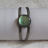 Labradorite Sterling Silver Cuff Bracelet