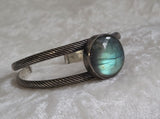 Labradorite Sterling Silver Cuff Bracelet