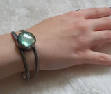 Labradorite Sterling Silver Cuff Bracelet