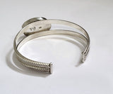 White Turquoise Sterling Silver Cuff Bracelet