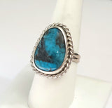 Kingman TURQUOISE STERLING Silver Ring