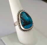 Kingman TURQUOISE STERLING Silver Ring