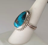 Kingman TURQUOISE STERLING Silver Ring