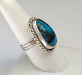 Kingman TURQUOISE STERLING Silver Ring