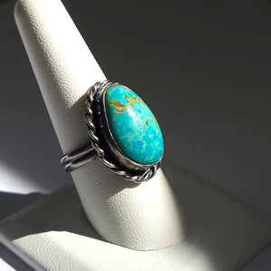 Dry Creek Rare Turquoise Sterling Silver Ring