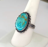 Dry Creek Rare Turquoise Sterling Silver Ring