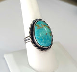 Dry Creek Rare Turquoise Sterling Silver Ring