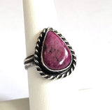 Ruby Zoisite Sterling Silver Ring