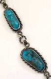 Beautiful Kingman Turquoise Sterling Silver Necklace